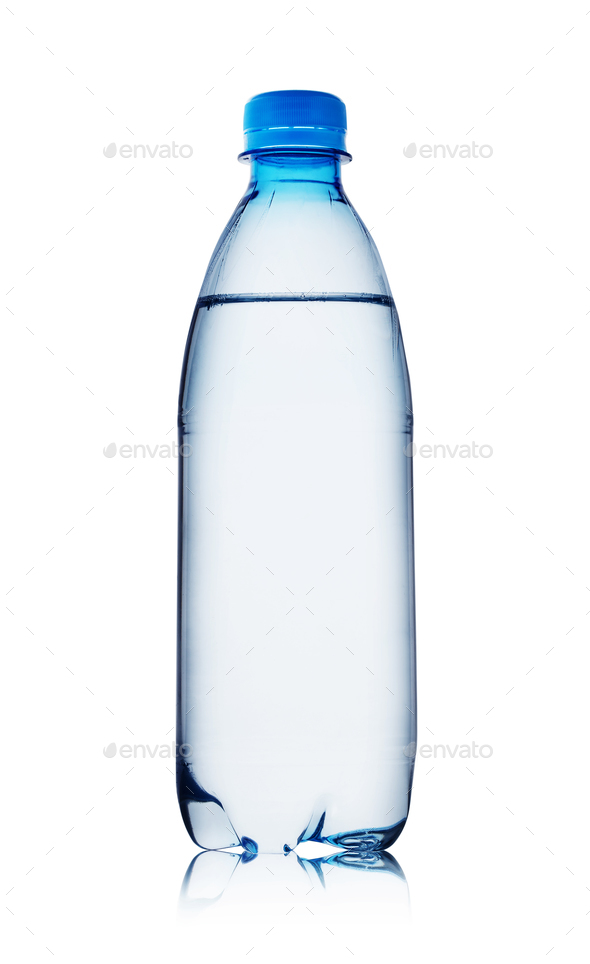 Blue bottle of water Stock Photo by Alexlukin PhotoDune